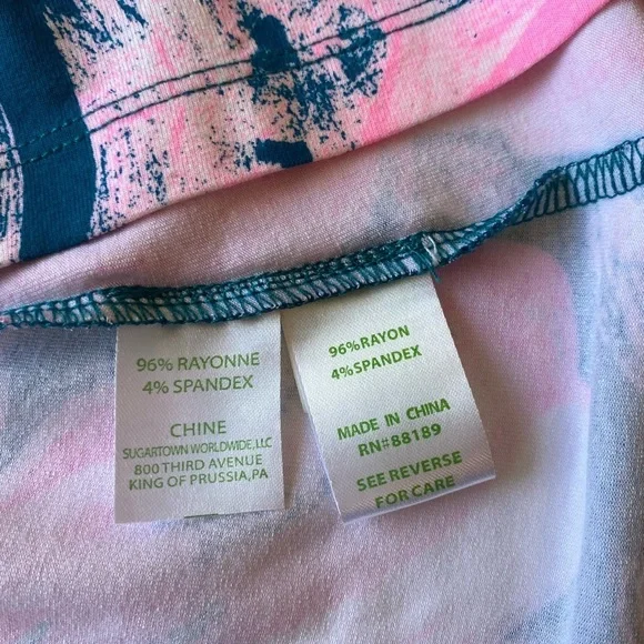 LILLY Pulitzer Bundle of 2 Dresses: Annastasha Floral & Green Beckett Dr… - Picture 9 of 17